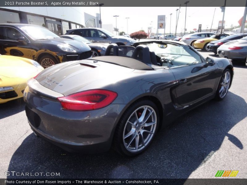 Agate Grey Metallic / Black 2013 Porsche Boxster S