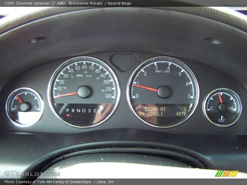 Bronzemist Metallic / Neutral Beige 2005 Chevrolet Uplander LT AWD