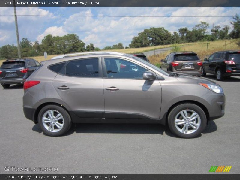 Chai Bronze / Taupe 2012 Hyundai Tucson GLS AWD