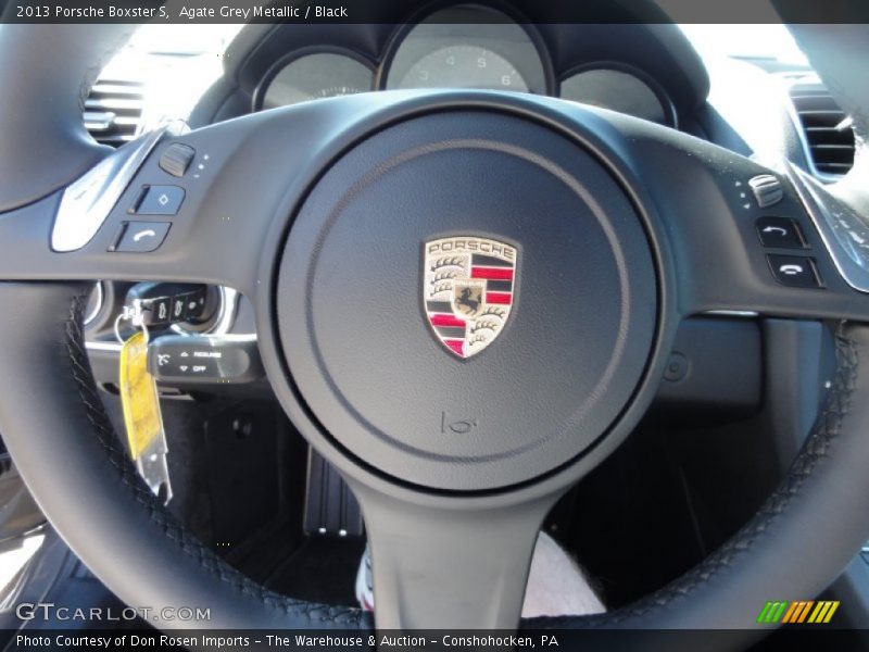 Agate Grey Metallic / Black 2013 Porsche Boxster S