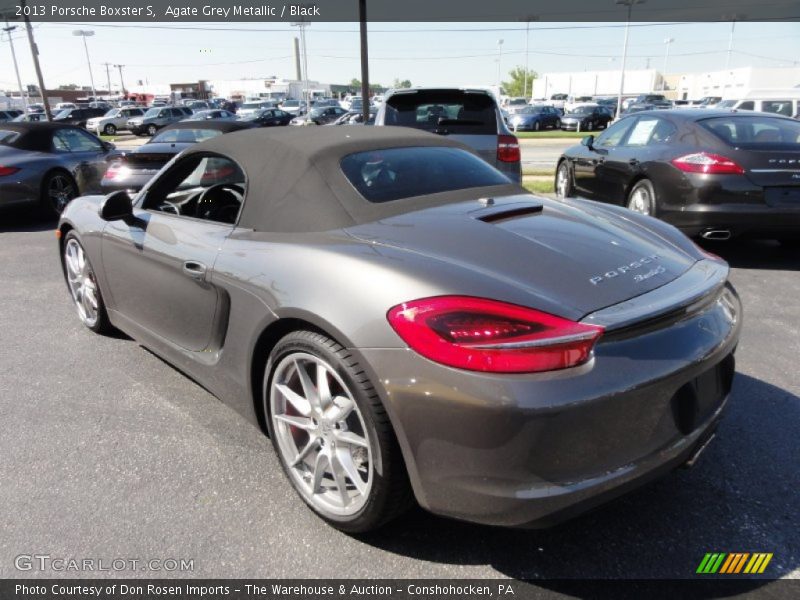 Agate Grey Metallic / Black 2013 Porsche Boxster S