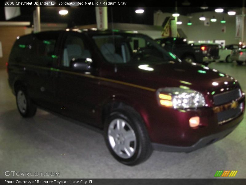 Bordeaux Red Metallic / Medium Gray 2008 Chevrolet Uplander LS