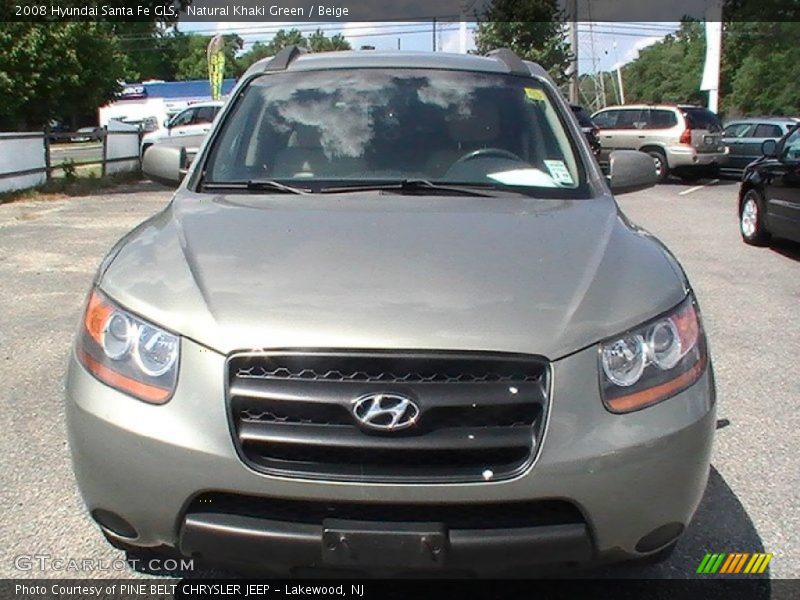 Natural Khaki Green / Beige 2008 Hyundai Santa Fe GLS