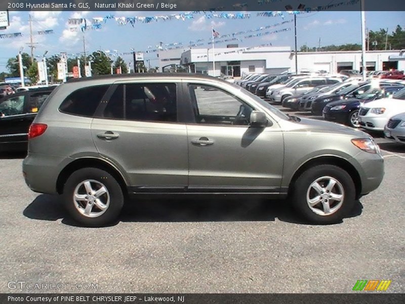 Natural Khaki Green / Beige 2008 Hyundai Santa Fe GLS