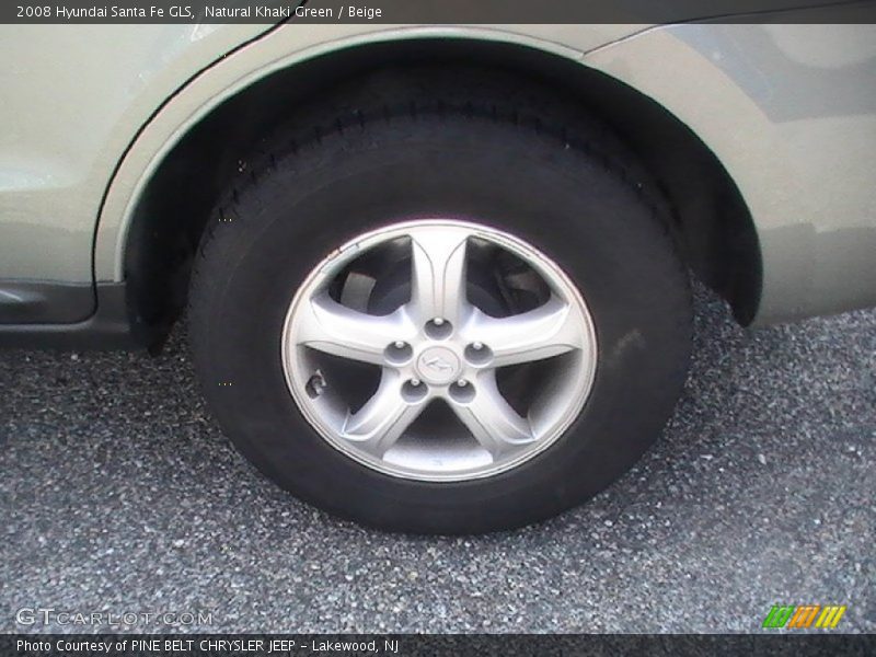 Natural Khaki Green / Beige 2008 Hyundai Santa Fe GLS