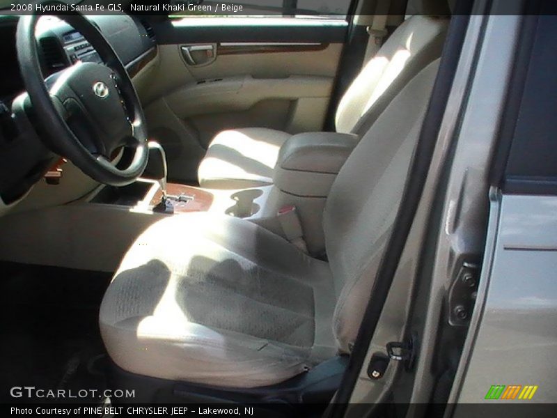 Natural Khaki Green / Beige 2008 Hyundai Santa Fe GLS