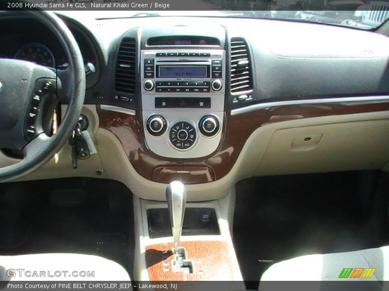 Natural Khaki Green / Beige 2008 Hyundai Santa Fe GLS