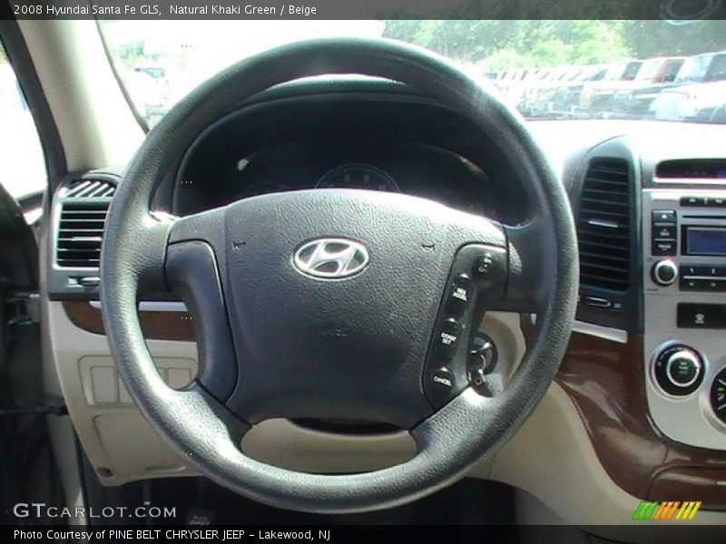 Natural Khaki Green / Beige 2008 Hyundai Santa Fe GLS