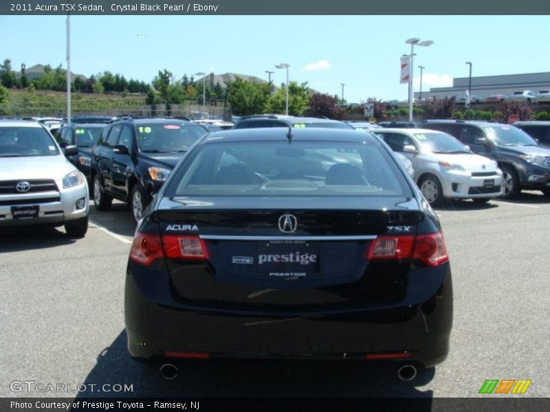 Crystal Black Pearl / Ebony 2011 Acura TSX Sedan