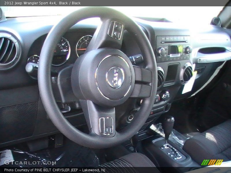 Black / Black 2012 Jeep Wrangler Sport 4x4