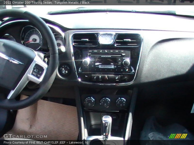 Tungsten Metallic / Black 2012 Chrysler 200 Touring Sedan
