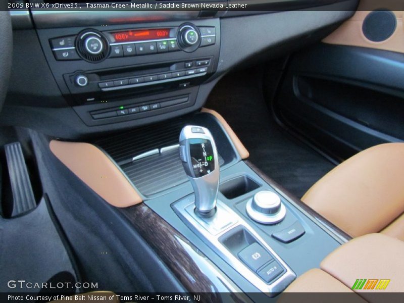 Tasman Green Metallic / Saddle Brown Nevada Leather 2009 BMW X6 xDrive35i