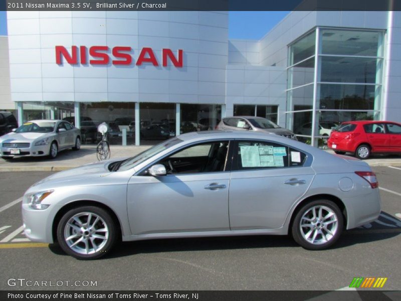Brilliant Silver / Charcoal 2011 Nissan Maxima 3.5 SV