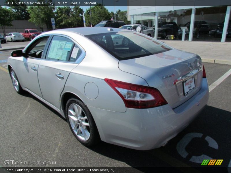 Brilliant Silver / Charcoal 2011 Nissan Maxima 3.5 SV