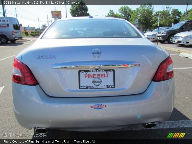 Brilliant Silver / Charcoal 2011 Nissan Maxima 3.5 SV