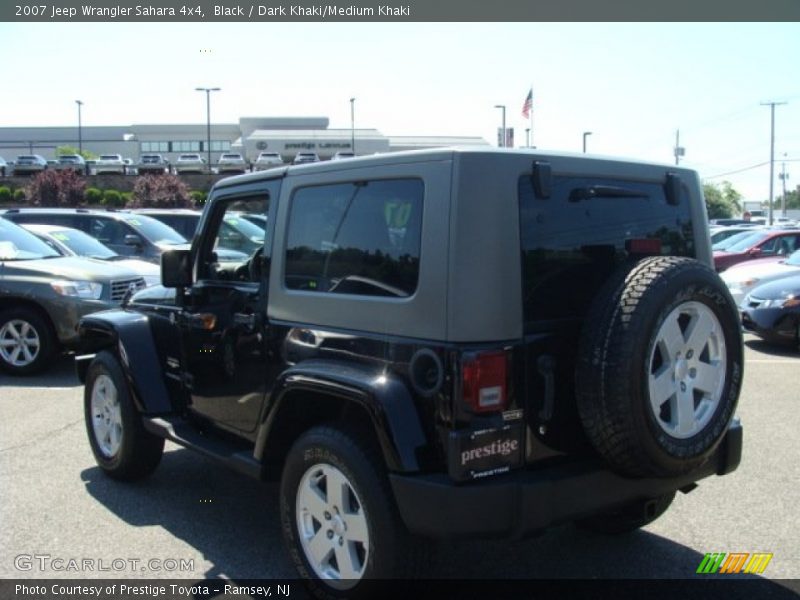 Black / Dark Khaki/Medium Khaki 2007 Jeep Wrangler Sahara 4x4