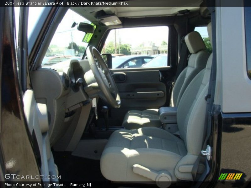 Black / Dark Khaki/Medium Khaki 2007 Jeep Wrangler Sahara 4x4