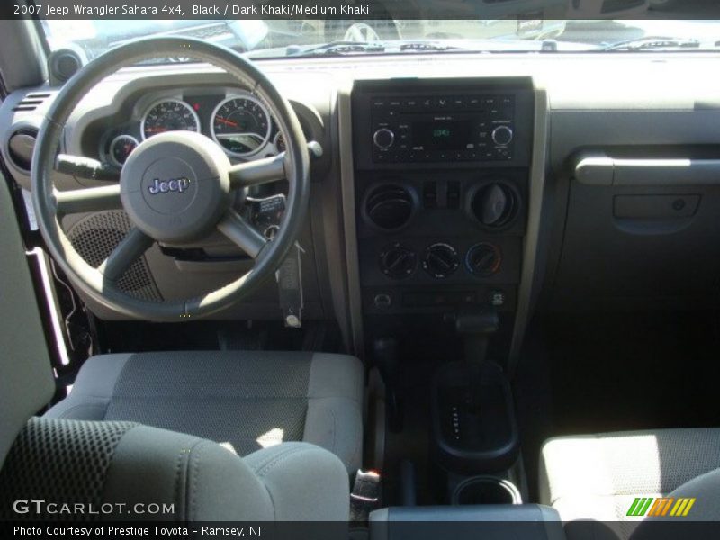 Black / Dark Khaki/Medium Khaki 2007 Jeep Wrangler Sahara 4x4