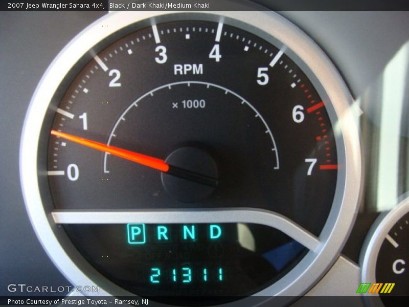 Black / Dark Khaki/Medium Khaki 2007 Jeep Wrangler Sahara 4x4