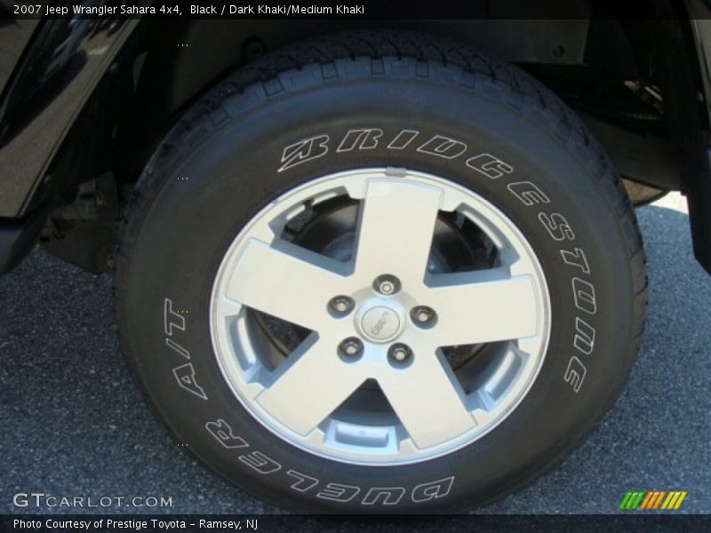 Black / Dark Khaki/Medium Khaki 2007 Jeep Wrangler Sahara 4x4