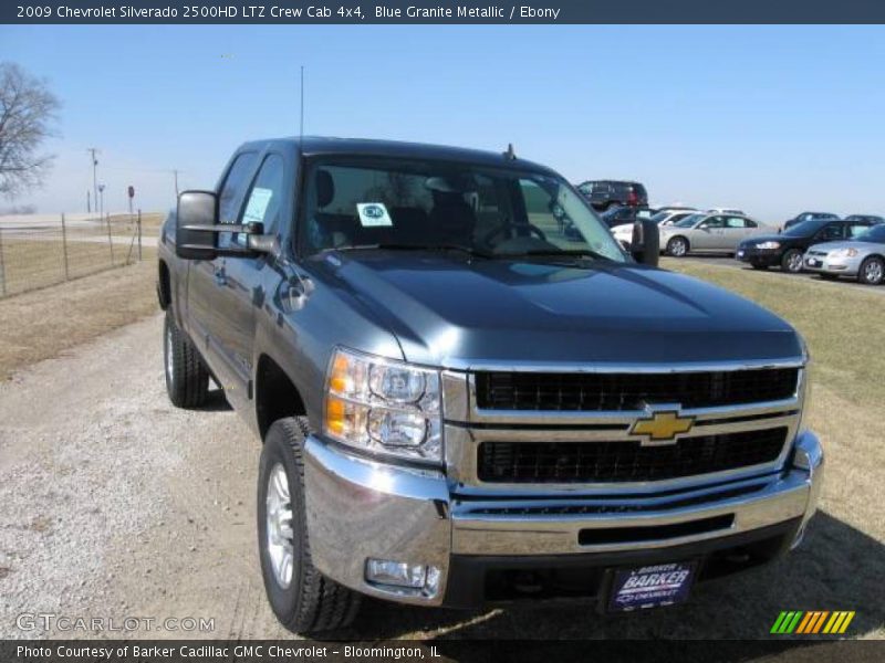 Blue Granite Metallic / Ebony 2009 Chevrolet Silverado 2500HD LTZ Crew Cab 4x4
