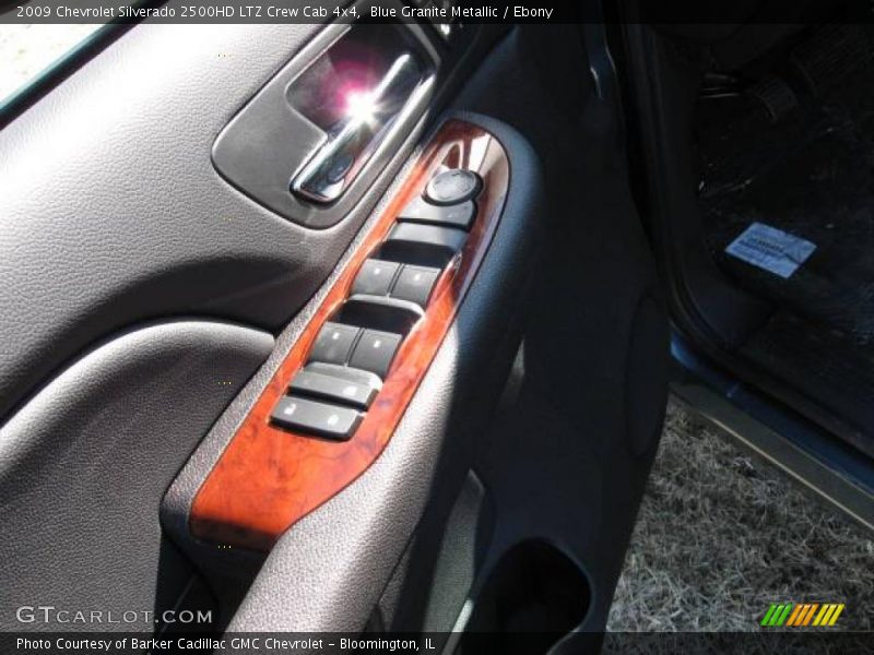 Blue Granite Metallic / Ebony 2009 Chevrolet Silverado 2500HD LTZ Crew Cab 4x4