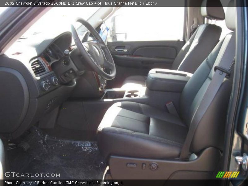 Blue Granite Metallic / Ebony 2009 Chevrolet Silverado 2500HD LTZ Crew Cab 4x4