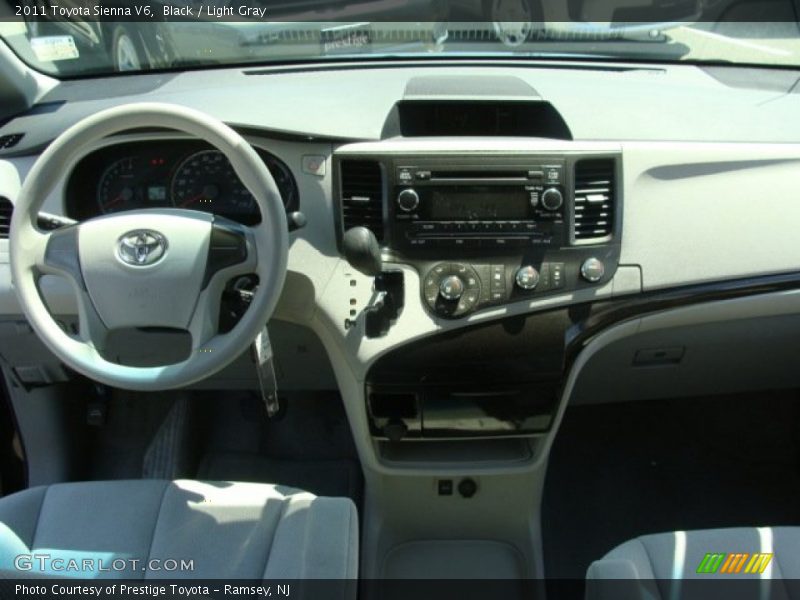 Black / Light Gray 2011 Toyota Sienna V6