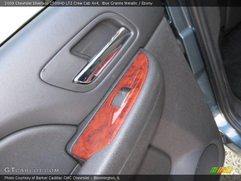 Blue Granite Metallic / Ebony 2009 Chevrolet Silverado 2500HD LTZ Crew Cab 4x4