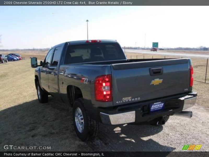 Blue Granite Metallic / Ebony 2009 Chevrolet Silverado 2500HD LTZ Crew Cab 4x4