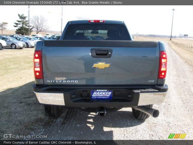 Blue Granite Metallic / Ebony 2009 Chevrolet Silverado 2500HD LTZ Crew Cab 4x4