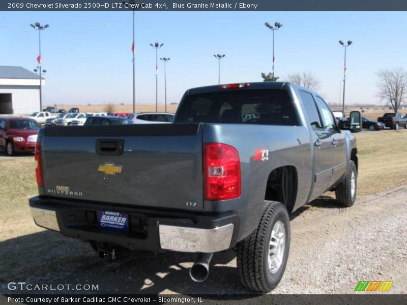 Blue Granite Metallic / Ebony 2009 Chevrolet Silverado 2500HD LTZ Crew Cab 4x4