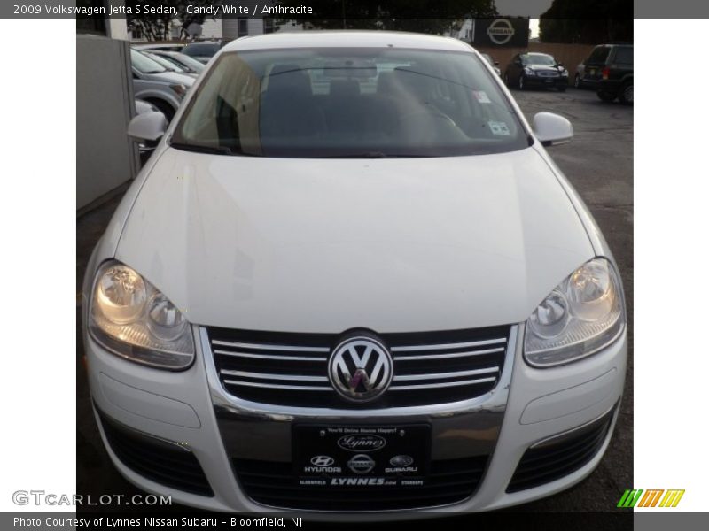 Candy White / Anthracite 2009 Volkswagen Jetta S Sedan