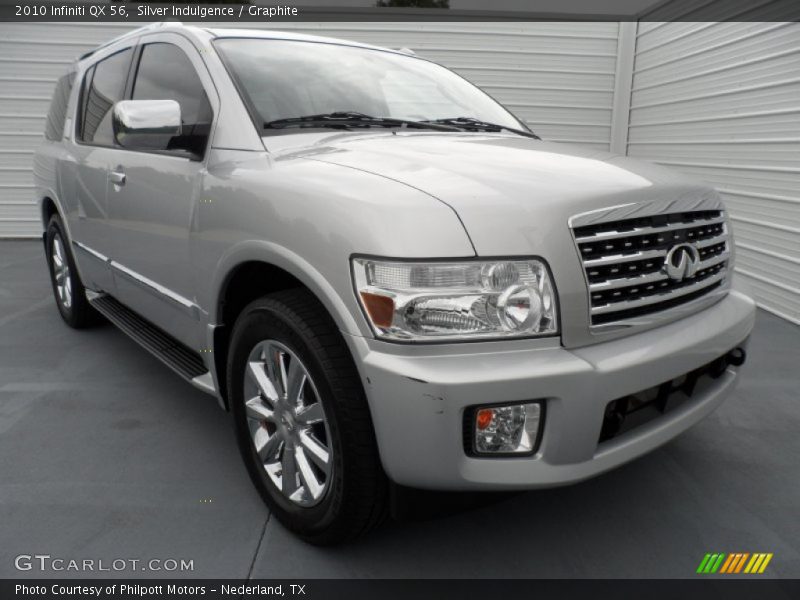 Silver Indulgence / Graphite 2010 Infiniti QX 56