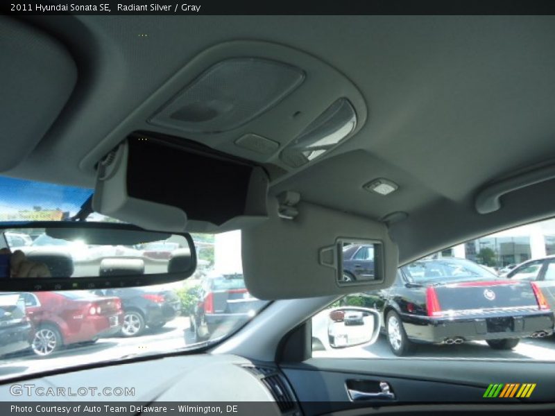 Radiant Silver / Gray 2011 Hyundai Sonata SE