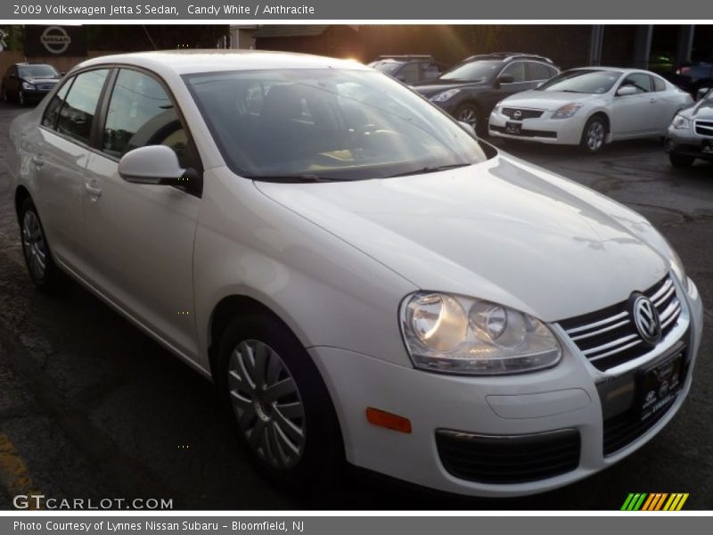 Candy White / Anthracite 2009 Volkswagen Jetta S Sedan