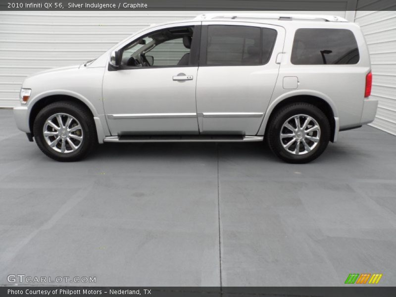 Silver Indulgence / Graphite 2010 Infiniti QX 56