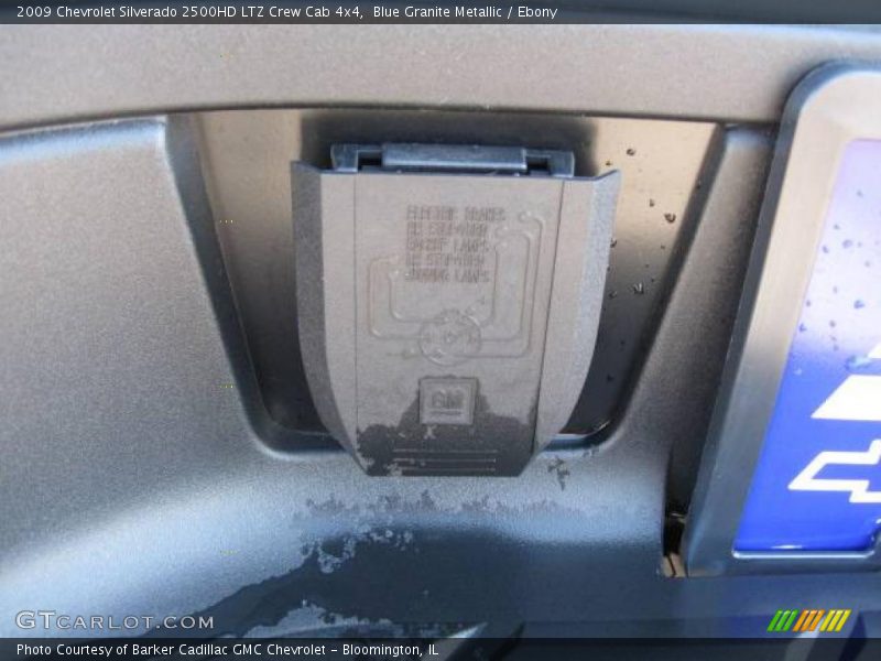 Blue Granite Metallic / Ebony 2009 Chevrolet Silverado 2500HD LTZ Crew Cab 4x4