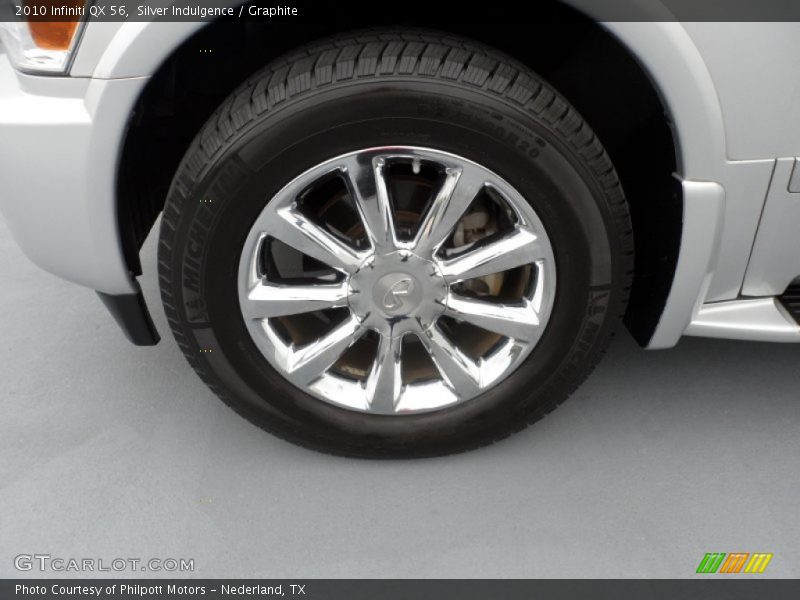 Silver Indulgence / Graphite 2010 Infiniti QX 56