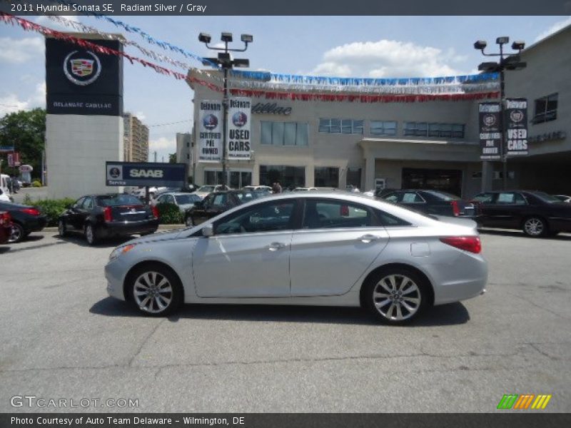 Radiant Silver / Gray 2011 Hyundai Sonata SE