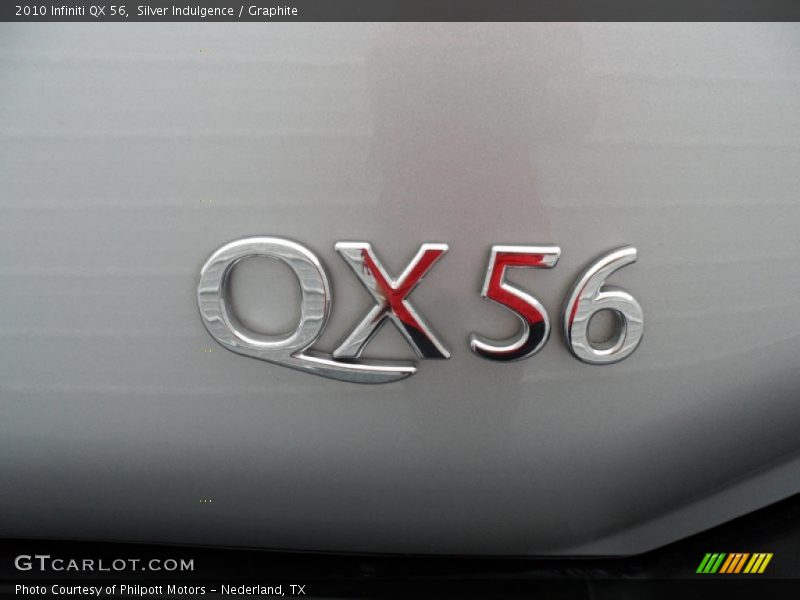 Silver Indulgence / Graphite 2010 Infiniti QX 56