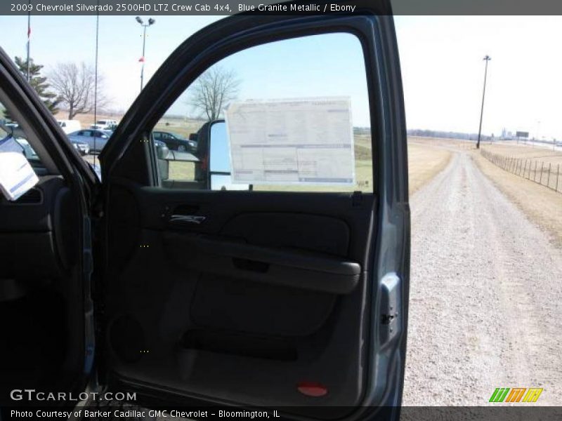 Blue Granite Metallic / Ebony 2009 Chevrolet Silverado 2500HD LTZ Crew Cab 4x4