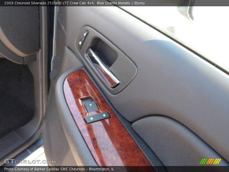Blue Granite Metallic / Ebony 2009 Chevrolet Silverado 2500HD LTZ Crew Cab 4x4