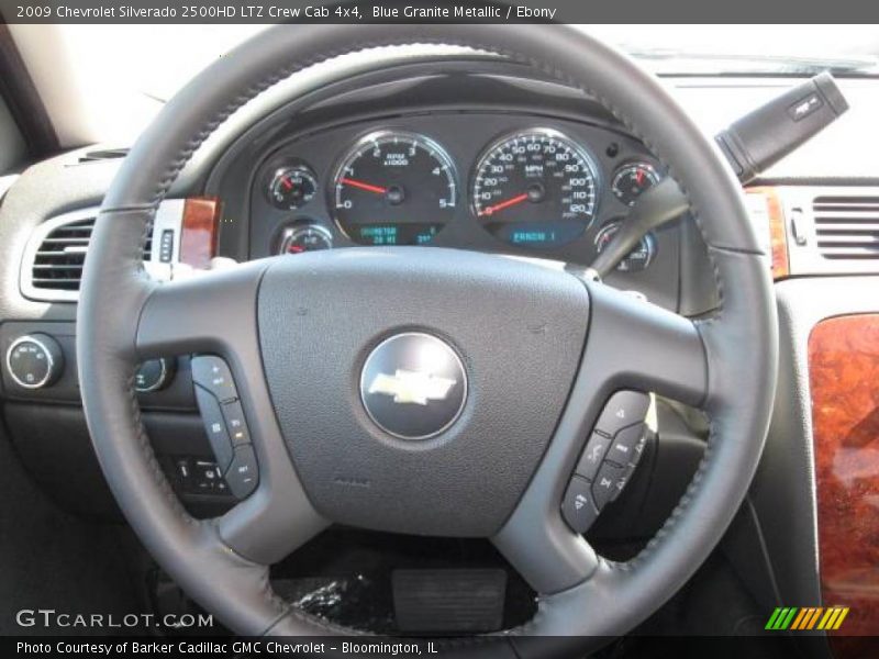 Blue Granite Metallic / Ebony 2009 Chevrolet Silverado 2500HD LTZ Crew Cab 4x4