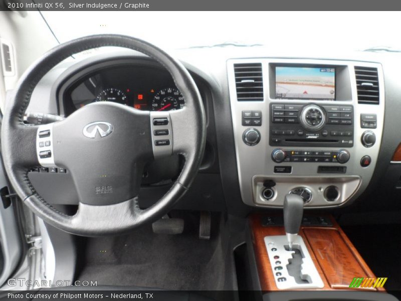 Silver Indulgence / Graphite 2010 Infiniti QX 56