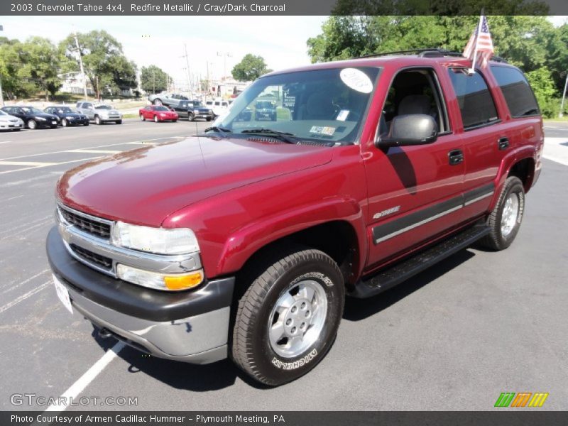 Redfire Metallic / Gray/Dark Charcoal 2003 Chevrolet Tahoe 4x4
