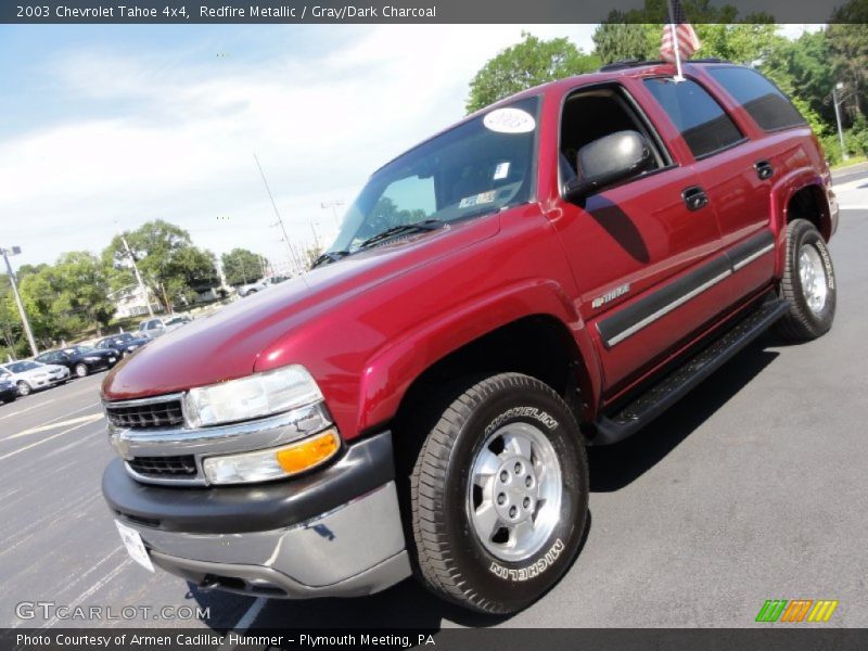 Redfire Metallic / Gray/Dark Charcoal 2003 Chevrolet Tahoe 4x4