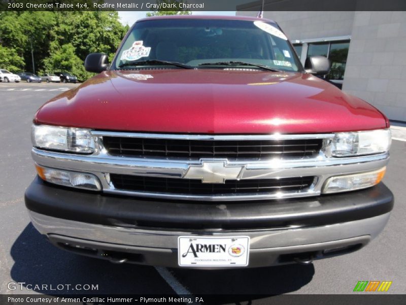 Redfire Metallic / Gray/Dark Charcoal 2003 Chevrolet Tahoe 4x4