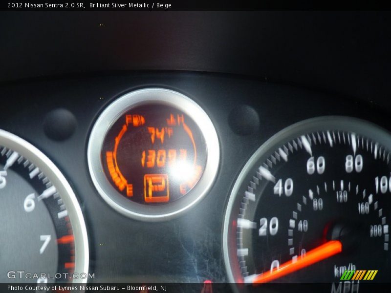 Brilliant Silver Metallic / Beige 2012 Nissan Sentra 2.0 SR