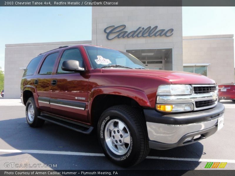 Redfire Metallic / Gray/Dark Charcoal 2003 Chevrolet Tahoe 4x4